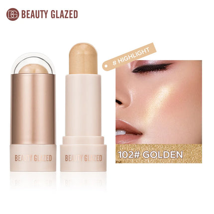 BEAUTY GLAZED multi-colour matte highlight blush stick glazed non-stick glass delicate and supple multi effect makeup