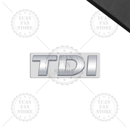 TSI TDI Emblem Car Styling 3D Sticker ABS Logo Badge For Tiguan Polo Golf 4 5 6 MK6 Passat B5 B6 Bora Jetta Touran T-Cross Caddy