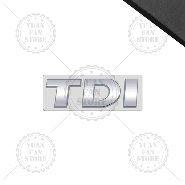 TSI TDI Emblem Car Styling 3D Sticker ABS Logo Badge For Tiguan Polo Golf 4 5 6 MK6 Passat B5 B6 Bora Jetta Touran T-Cross Caddy