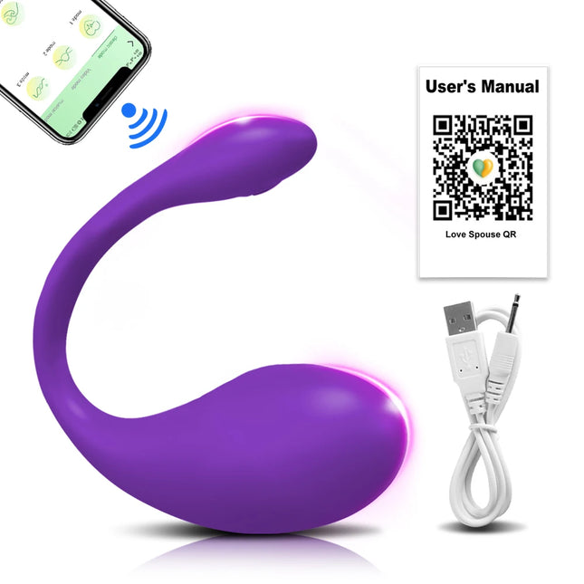 Wireless Bluetooth G Spot Dildo Vibrator for Women APP Remote Control Wear Vibrating Egg Clit Female Panties Sex Toys for Adults
