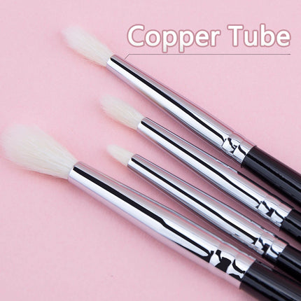 Tapered Crease Brush Large Small and Medium-sized Crease Makeup Brush Eyeshadow Crease Makeup Tool 100% Goat Hair & Copper Tube
