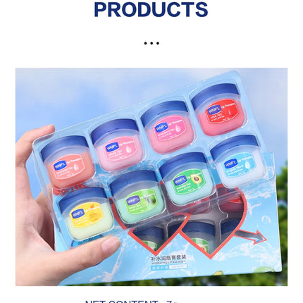 New 4/6/8pcs Moisturizing Lip Balm Sets Lipstick Makeup Natural Plant Base Moisturizer Lip Balm Anti-Cracking Lips Skin Care