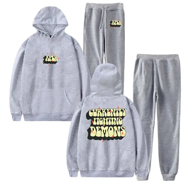 XPLR Sam and Colby Merch men's and women's hooded sweatshirts a two-piece set consisting of hooded sweatshirts and sweatpants