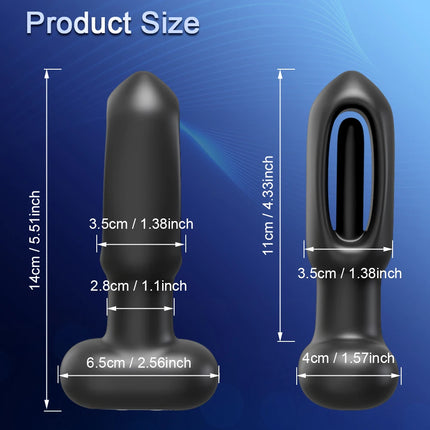 APP Control Prostate Massager Vibrator Wireless Bluetooth Butt Plug for Men Gay Anal Vibrating Female Adult Sex Toys for Couples