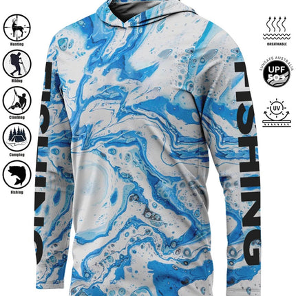 Fishing Shirt Hoodie,UPF 50+ Uv Protection Quick Dry Tops Breathable 2025 Outdoor Moisture Wicking Jersey Fishing Apparel shirts