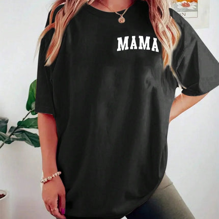 Lightning Leopard Pattern Mother's Day Women's T-Shirts Fashion Cotton T-Shirts Street Hip Hop Clothing Loose Breathable T-Shirt