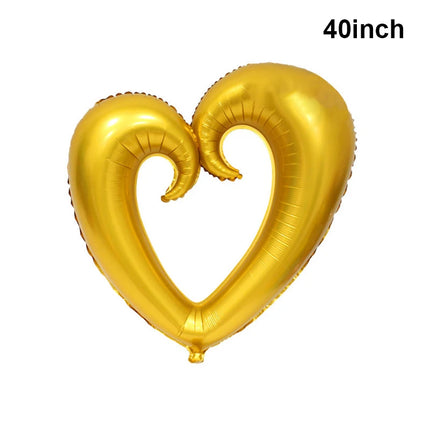 Lipstick Balloon Large Lip Heart Foil Balloons for Spa Makeup Girl's Party Decors Bridal Shower Wedding Valentine's Day Supplies
