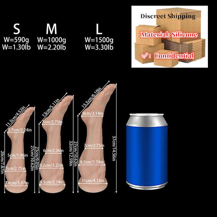 S/M/L/XL/XXL Feet Anal Plug Big Silicone Ass ButtPlug Deep Masturbator Dildo Dilator Stimulator Anal Dildo Adult Sex Toys  Women