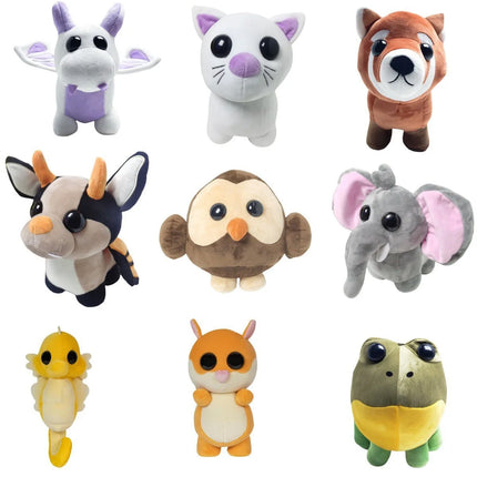 Kawaii Adopted Me Pet Bat Adopted Me Plush Toy Shadow Dragon Dog Stuffed Animal Doll Soft Toy Birthday Gifts For Girls