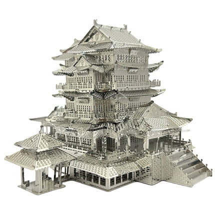Tengwang Pavilion 3D Metal Puzzles For Adults DIY Mecha Model Kits Blocks Fighter Model Kit Brain Teaser Puzzle Fidget Toys