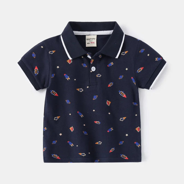 White Polo T Shirt for Kids Boys Girls Toddler 0 to 1 2 3 4 5 6 7 Years Cotton Soft Light Gray Navy Blue Black Tshirt Summer Top