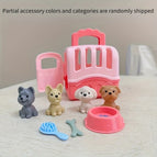 8pcs Pink dog