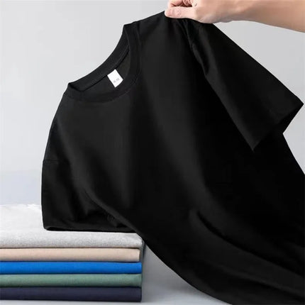Good Quality T-Shirts Men Summer Sale Cotton Male T-shirt Women Short Sleeves Tee Shirt Boys Basic Plain Tops Girl Oversize 5XL