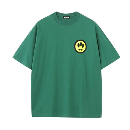 2026 Summer 100% Cotton T-Shirt for Men and Women with Round Neck Casual High-Quality Clothing Lettered Design barrow Printed