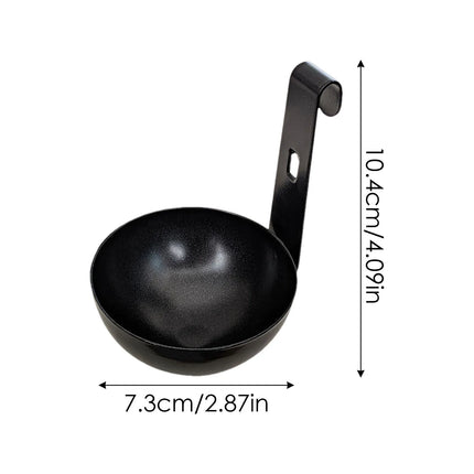 Egg Poacher Stainless Steel Egg Poacher Nonstick Egg Boiling Heating Mold with Hanger Hook Kitchen Steaming Gadgets Tools
