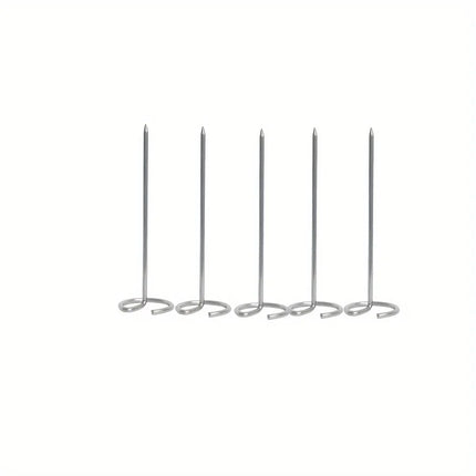 10pcs Air Fryer Oven, Vertical Grill, Skewer Grill, Universal Accessories, Food Grade 304 Stainless Steel Special Baking Needle