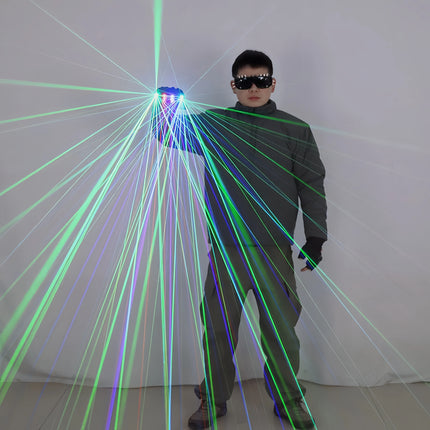 Green Red Blue Laser Gloves — Party LED Gloves & DJ Show Accessories