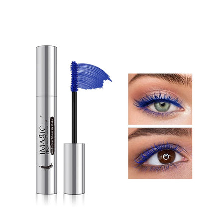 IMAGIC Black Mascara 4D Silk Fiber Waterproof Long Lasting Extension Volume Thick Effet Lengthens Eyelashes Eye Makeup Cosmetics