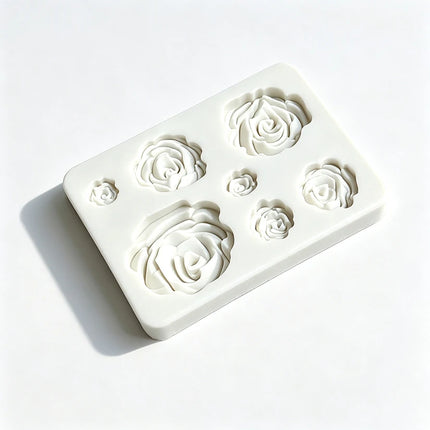 Rose Shape Cake Fondant Decorating Tools Silicone Mold For Cake Craft Silicone Soap Molds