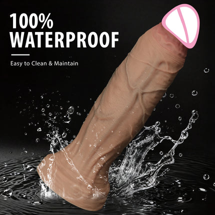 Super Realistic Huge Giant Dildo Long Big Thick Soft Silicone Cup Anal Dildo BLG DICK Penis Adult Sex Toys for Women Men Gay