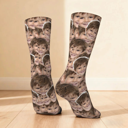 Custom Face Socks Socks With Many Faces Personalized Face Socks Personalized Photo Socks Best Custom Gift Idea