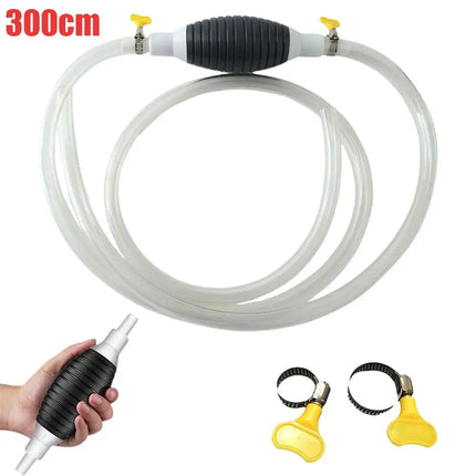 Universal Car Fuel Pump Hand Gas Oil Pump Manual Suction Pipe Pumping For Boat Liquid Petrol Tuning Fuel Gasoline Diesel Pump