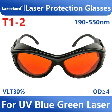 532nm 1064nm UV Blue Green Light Cosmetic Equipment Tattoo Removal Eyebrow Washing Safety Laser Protection Glasses