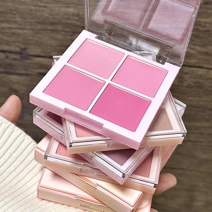Expanding Color Brightening Face Blusher Rouge Shadow Multi-purpose Berry Milk Blush Cream Palette Lip Cheek Tint Natural Matte
