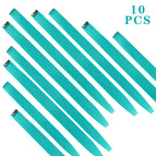 10pcs-blue-green / 22inches / 1pc