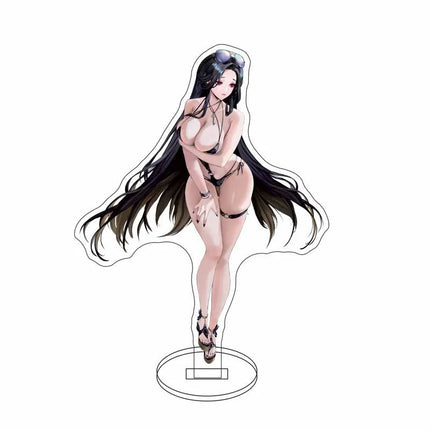 Anime Nikke Goddess Of Victory Figures Model Plate Sexy Girl Cute Girl Pattern Key Ring Acrylic Standing KeyChain for Women Men