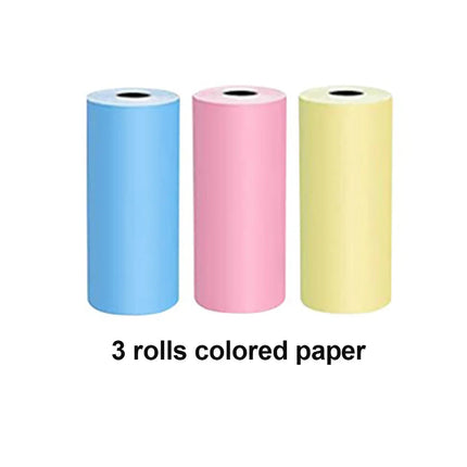 Portable Printer Mini Pocket Wireless Bluetooth Thermal Printers for Android iOS Smartphone  BT Inkless Printing Gift for Kids