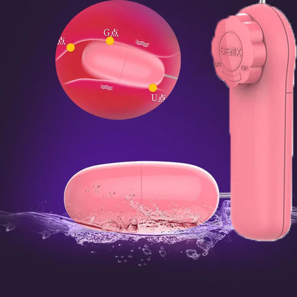 Mini Vibrator Electric Vibrating Jump Egg Remote control Waterproof Bullet Massage Sex Toy Women Adult Product