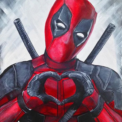 Superhero Deadpool Themed Custom Boys Birthday Outdoor Party Decoration Banner With Portrait Photography Studio Props Background