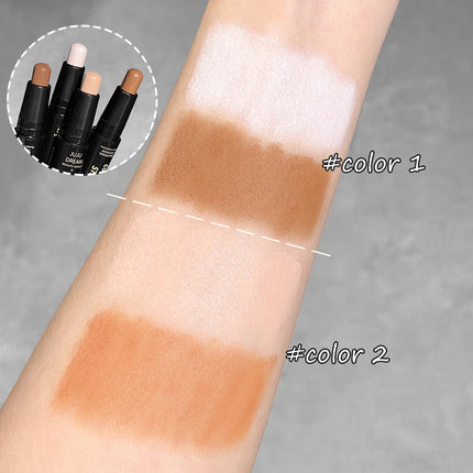 Dual-ended highlighter wand 2-in-1 concealer pen natural three-dimensional shadow wand