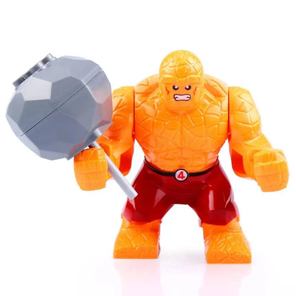 Building blocks, Marvel superheroes, assembled dolls, Spider Man, Iron Man, Venom, Shark, Deadpool, DIY gifts, children's toys