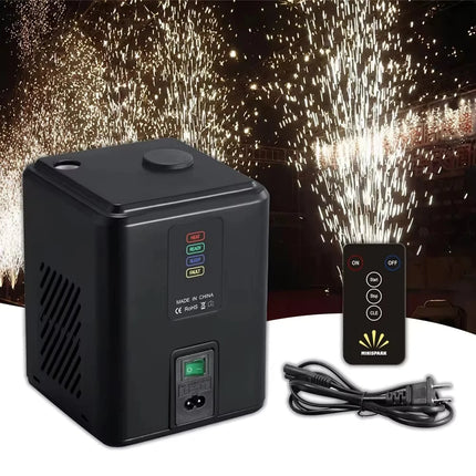 EU Stock Fast Delivery Mini 350W Wireless Electronic Spark Machine with Remote for Wedding Stage Party DJ Effects