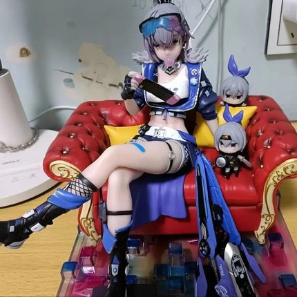 Honkai Star Rail Silver Wolf Anime Figure Pvc Collectible Statue Desktop Decoration Ornament Gift For Anime Collectors