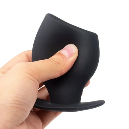 Chalice Shape Hollow Anal Plug,Silicone Tunnel But Butt Plugs,Stretch Anus Ass Buttplug,Prostate Analplug Butplug,Sex Toys
