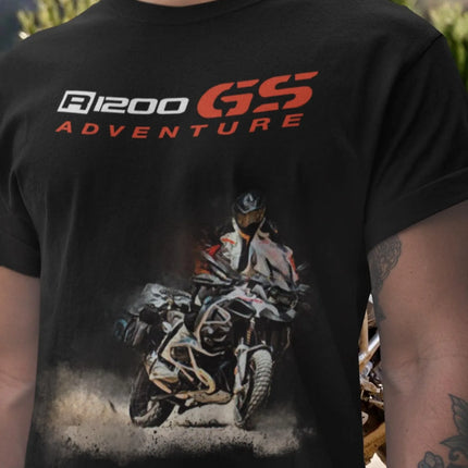 505@EY B/M.W R 1200 GS Adventure Rallye T Shirt The Racing Spirit Motorcycle Tee GSA Rider Top For b.mw Fans Motorsport Livery G