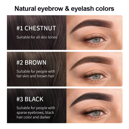 Eyebrow Tint Dye Professional Eyebrow Dye Waterproof Long-lasting Eyebrow Brow Kit Semi Permanent Eyebrow Home Use Pro Kit