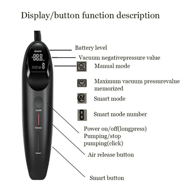 Electric Penis Pump Sex Toys for Men Male Masturbator Penis Training Penile Vacuum Pump Penis Enlargement Enhancer Massager Ring