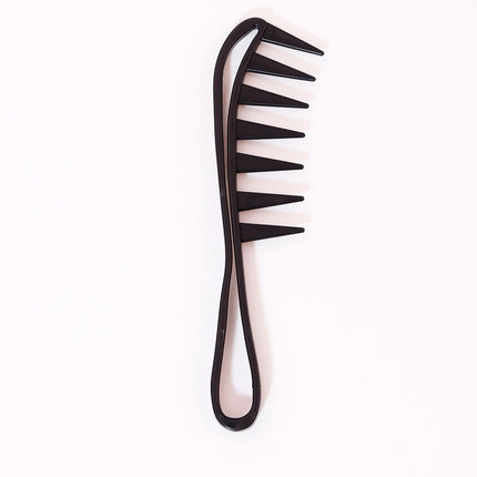 1PC Wide Teeth Shun Hair Comb – Plastic Massage & Curling Comb, Salon Hairdressing Styling Tool for Real Hair Wigs