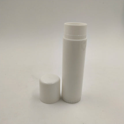 50/100pcs Empty Lipstick Tube Containers Bottles 10ml White Lip Tube Lip Balm Tube DIY Round Cosmetic Containers Lipstick Jars