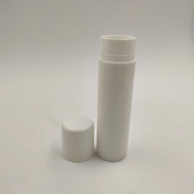 50/100pcs Empty Lipstick Tube Containers Bottles 10ml White Lip Tube Lip Balm Tube DIY Round Cosmetic Containers Lipstick Jars