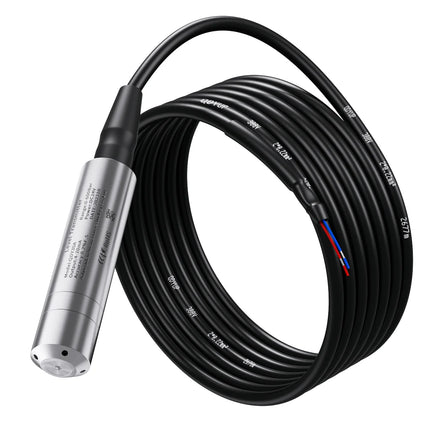 1m 2m 5m 10m 15m Hydrostatic Liquid Level Sensor 4-20mA 0-10V oil fuel water Transmitter RS485 tank well Transducer