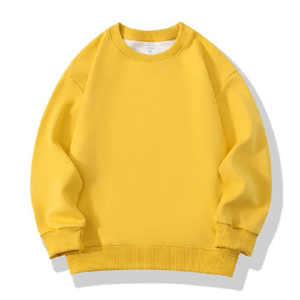 Fashion Girls Boys Sweatshirts Clothing Autumn Solid Color Casual Long Sleeve Pullover Children's Clothes Teen 6 8 10 12 Years