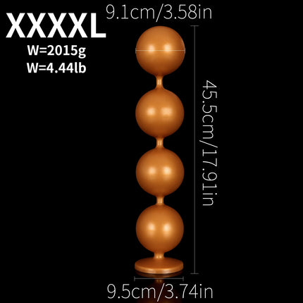 Long Huge Anal Butt Plug Dilator Silicone Huge Long Anal Beads Anal Balls Big Butt Anal Training Adult Sex Toy For Woman Man Gay