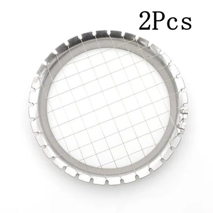 1/2/3Pcs Stainless Steel Grid Egg Slicer Cutter For Potato Mushroom Fruit Vegetable Salad Cutting Kitchen Tool