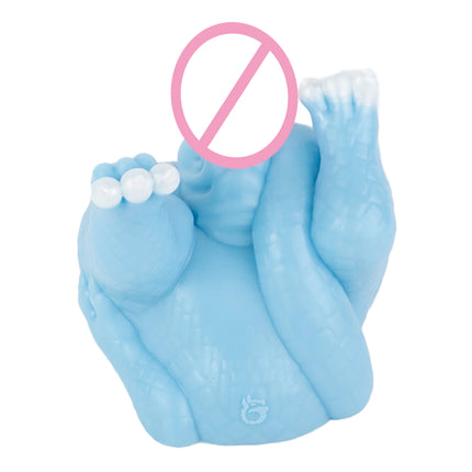 SHAZ Two Color Monster Masturbator, High-quality Silicone, Sex Toy for Men, sztuczna pochwa мастурбатор taschenmuschi