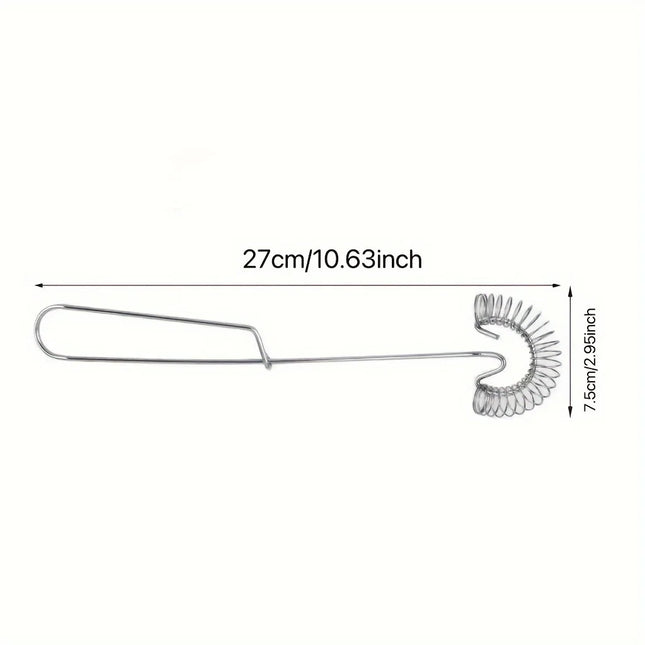 Stainless Steel Spring Egg Beater Sauce Blender Mini Whisk Milk Frother Foamer Creative Cooking Tools Cooking Accessories